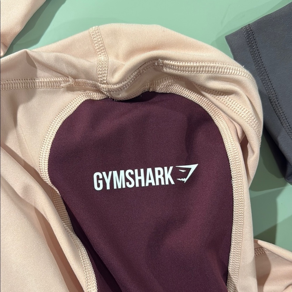 Gymshark Pink and Burgundy Leggings - Picture 5 of 7
